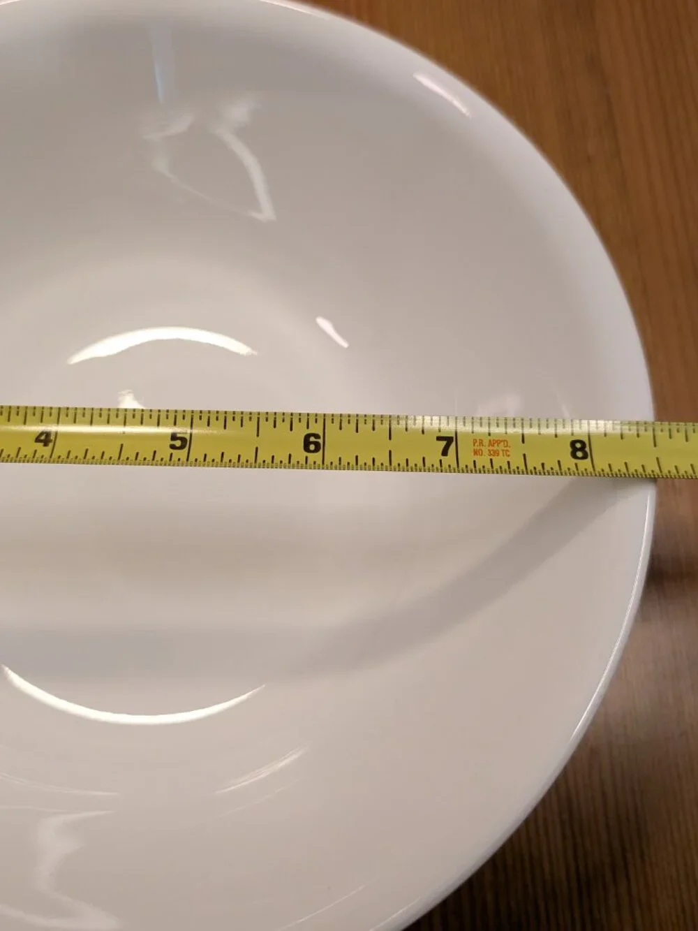 Set of 2 Corelle WINTER FROST WHITE Pattern 8 1/2